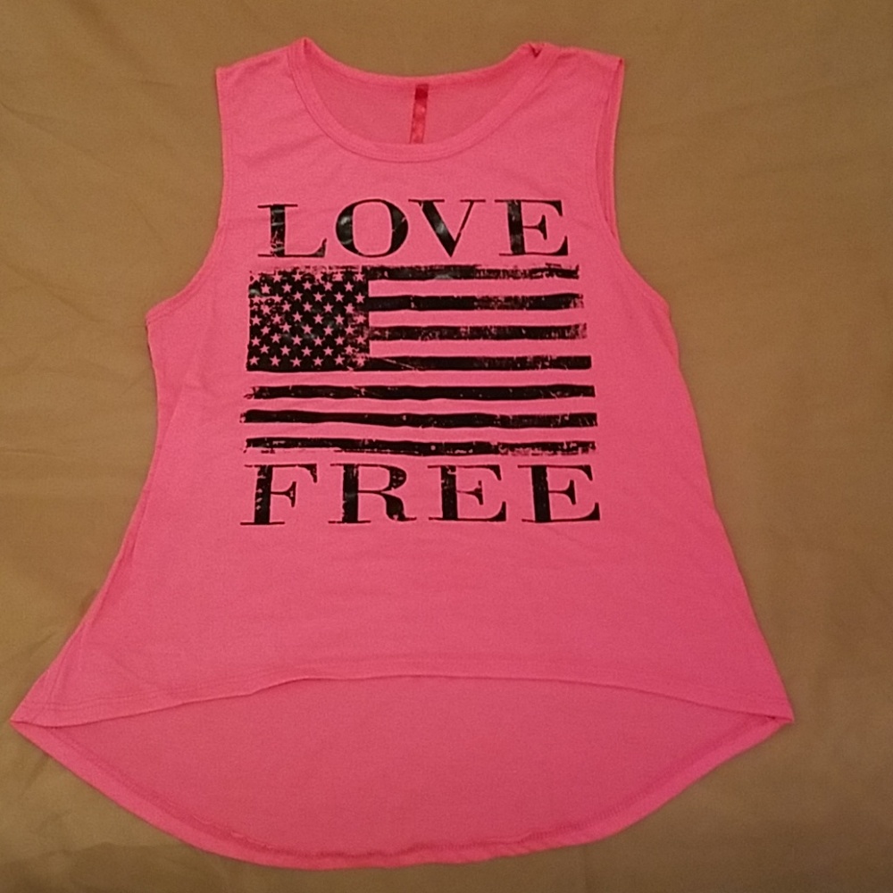 "Love Free" tank top